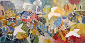 Painting by Sandipa: Joy is the Light - Australian Landscape Art