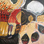 Painting by Sandipa: Seed Leaf III - Australian Landscape Art