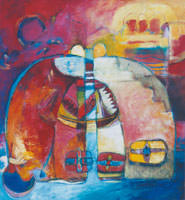 Painting by Sandipa: The Way: North Gate, Embracing Wisdom - Australian Landscape Art