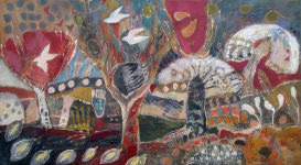 Painting by Sandipa: Beyond the Radar - Australian Landscape Art